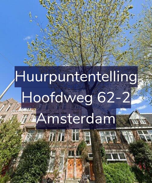 Foto gevel Huurpuntentelling voor Hoofdweg 62-2, Amsterdam