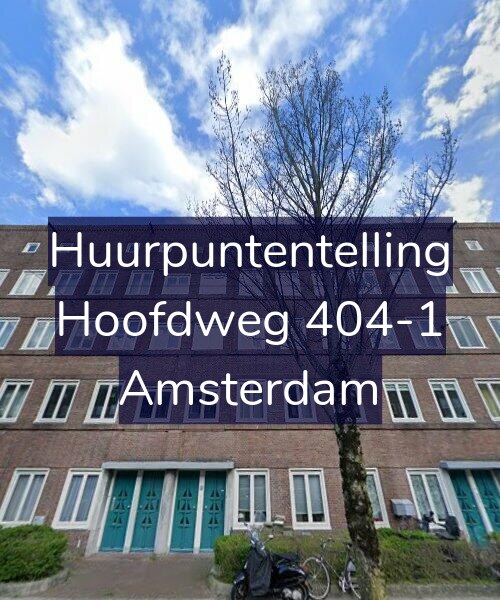 Foto gevel Huurpuntentelling voor Hoofdweg 404-1, Amsterdam