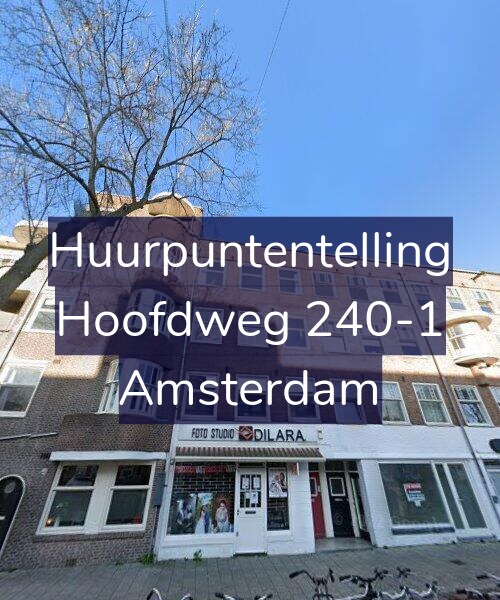 Foto gevel Huurpuntentelling voor Hoofdweg 240-1, Amsterdam