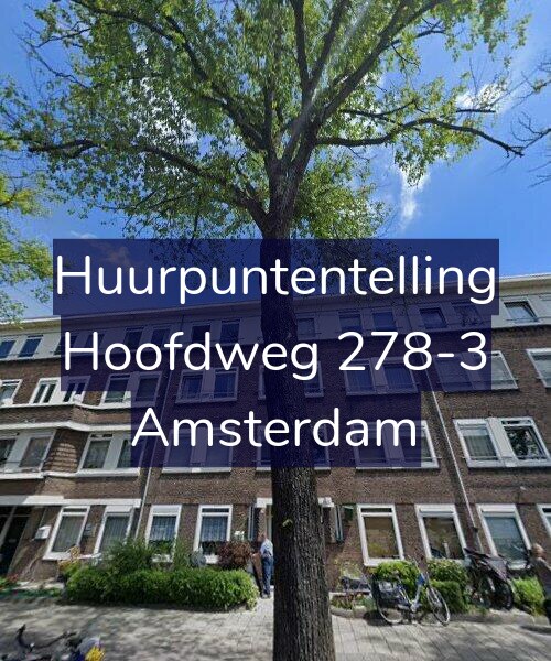 Foto gevel Huurpuntentelling voor Hoofdweg 278-3, Amsterdam
