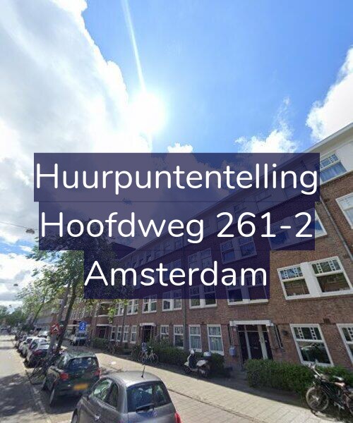 Foto gevel Huurpuntentelling voor Hoofdweg 261-2, Amsterdam