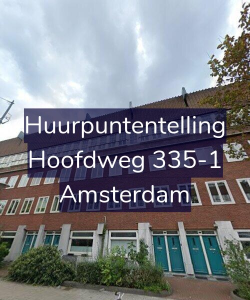 Foto gevel Huurpuntentelling voor Hoofdweg 335-1, Amsterdam
