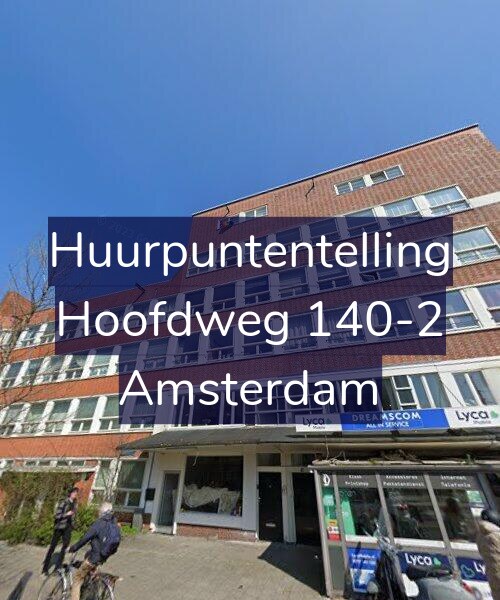 Foto gevel Huurpuntentelling voor Hoofdweg 140-2, Amsterdam