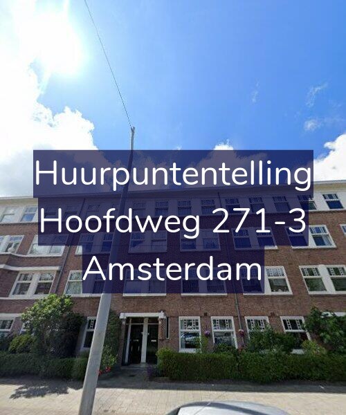 Foto gevel Huurpuntentelling voor Hoofdweg 271-3, Amsterdam
