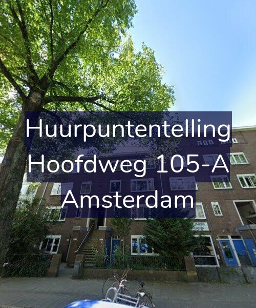 Foto gevel Huurpuntentelling voor Hoofdweg 105-A, Amsterdam