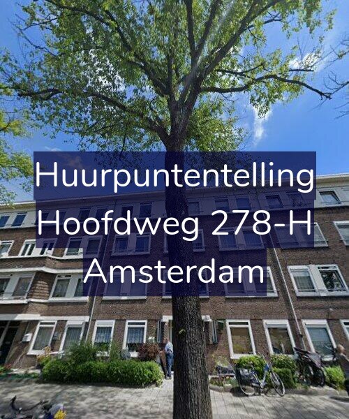 Foto gevel Huurpuntentelling voor Hoofdweg 278-H, Amsterdam