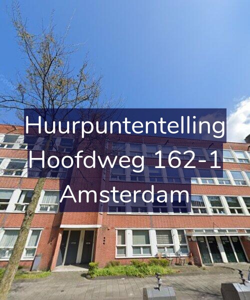 Foto gevel Huurpuntentelling voor Hoofdweg 162-1, Amsterdam