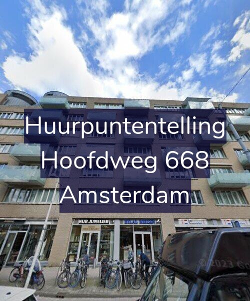 Foto gevel Huurpuntentelling voor Hoofdweg 668, Amsterdam