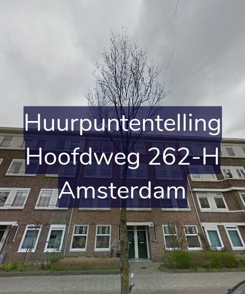 Foto gevel Huurpuntentelling voor Hoofdweg 262-H, Amsterdam