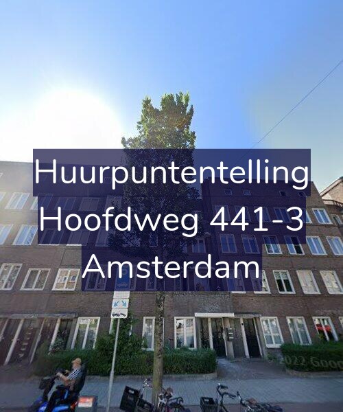 Foto gevel Huurpuntentelling voor Hoofdweg 441-3, Amsterdam
