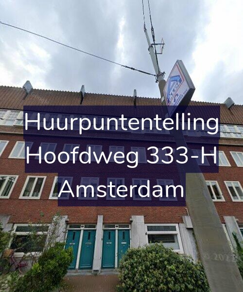 Foto gevel Huurpuntentelling voor Hoofdweg 333-H, Amsterdam