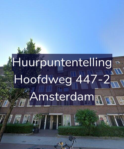 Foto gevel Huurpuntentelling voor Hoofdweg 447-2, Amsterdam