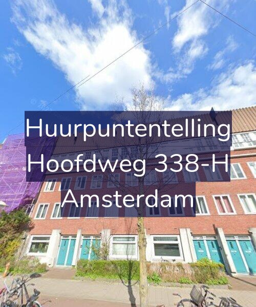Foto gevel Huurpuntentelling voor Hoofdweg 338-H, Amsterdam
