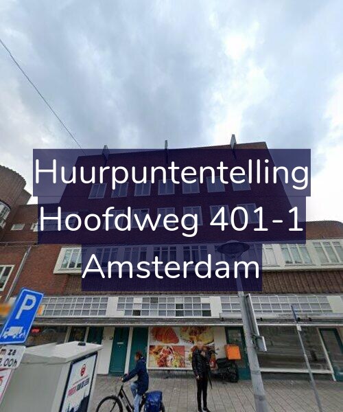 Foto gevel Huurpuntentelling voor Hoofdweg 401-1, Amsterdam