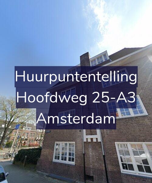 Foto gevel Huurpuntentelling voor Hoofdweg 25-A3, Amsterdam