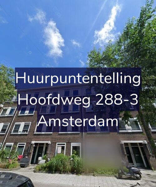 Foto gevel Huurpuntentelling voor Hoofdweg 288-3, Amsterdam