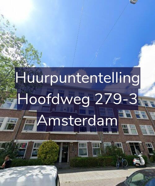 Foto gevel Huurpuntentelling voor Hoofdweg 279-3, Amsterdam