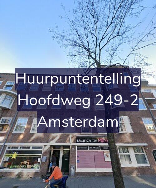 Foto gevel Huurpuntentelling voor Hoofdweg 249-2, Amsterdam