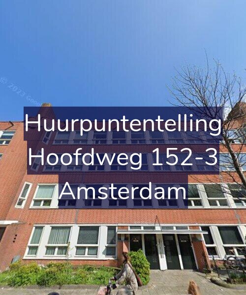Foto gevel Huurpuntentelling voor Hoofdweg 152-3, Amsterdam