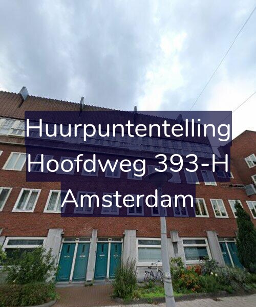 Foto gevel Huurpuntentelling voor Hoofdweg 393-H, Amsterdam