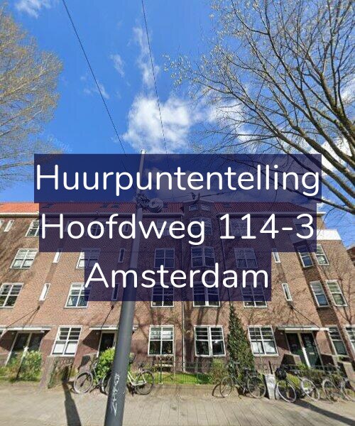 Foto gevel Huurpuntentelling voor Hoofdweg 114-3, Amsterdam
