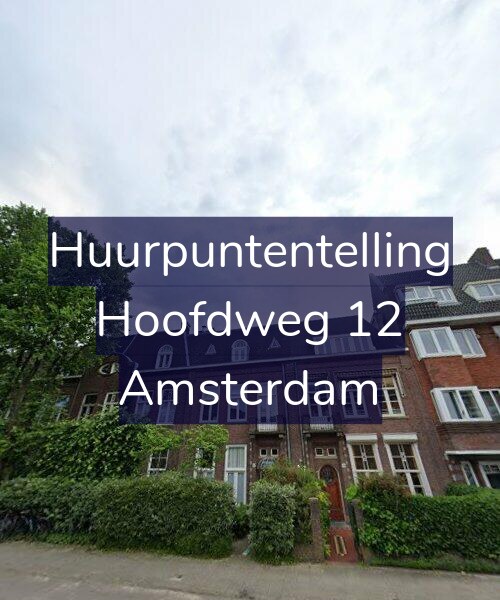 Foto gevel Huurpuntentelling voor Hoofdweg 12, Amsterdam
