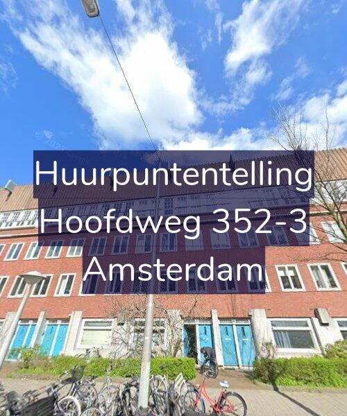 Foto gevel Huurpuntentelling voor Hoofdweg 352-3, Amsterdam