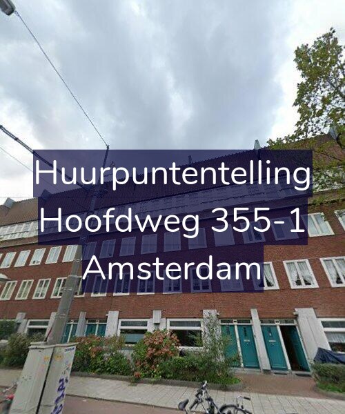 Foto gevel Huurpuntentelling voor Hoofdweg 355-1, Amsterdam