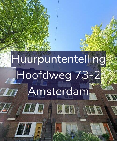 Foto gevel Huurpuntentelling voor Hoofdweg 73-2, Amsterdam