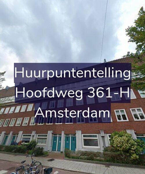 Foto gevel Huurpuntentelling voor Hoofdweg 361-H, Amsterdam
