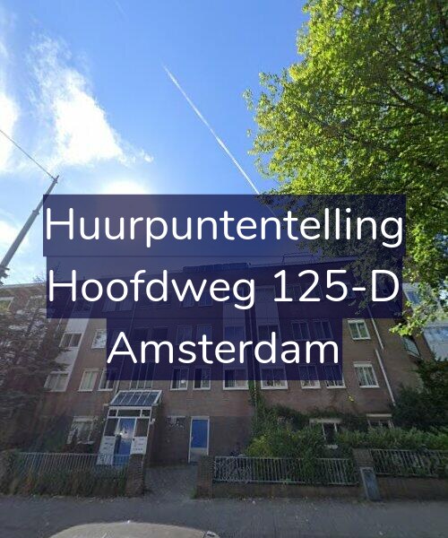 Foto gevel Huurpuntentelling voor Hoofdweg 125-D, Amsterdam