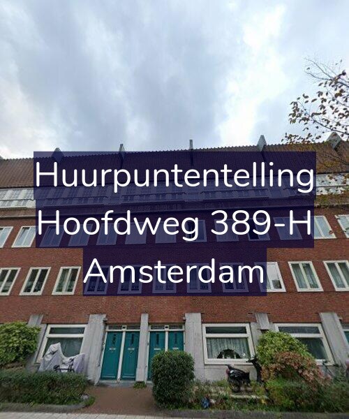 Foto gevel Huurpuntentelling voor Hoofdweg 389-H, Amsterdam