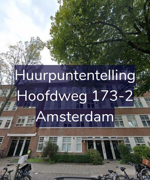 Foto gevel Huurpuntentelling voor Hoofdweg 173-2, Amsterdam
