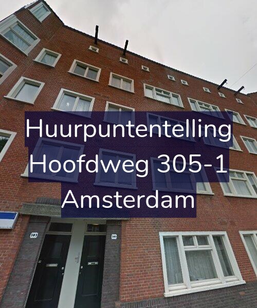 Foto gevel Huurpuntentelling voor Hoofdweg 305-1, Amsterdam