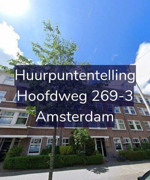 Foto gevel Huurpuntentelling voor Hoofdweg 269-3, Amsterdam