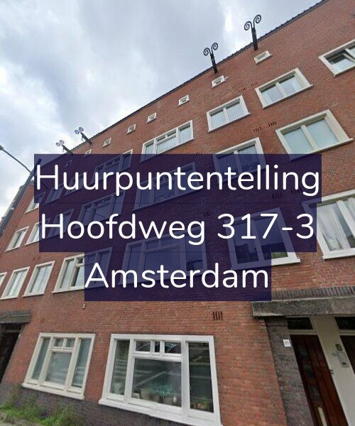 Foto gevel Huurpuntentelling voor Hoofdweg 317-3, Amsterdam