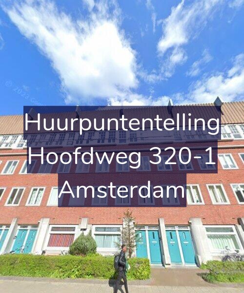 Foto gevel Huurpuntentelling voor Hoofdweg 320-1, Amsterdam