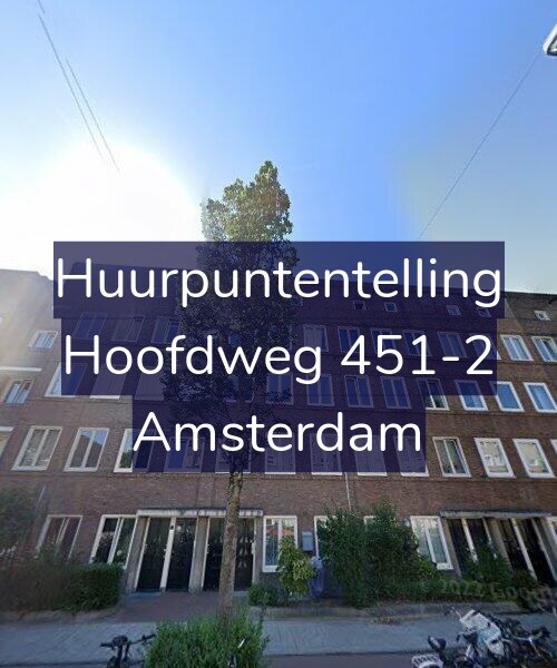 Foto gevel Huurpuntentelling voor Hoofdweg 451-2, Amsterdam