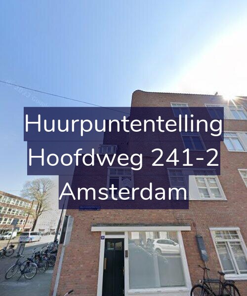 Foto gevel Huurpuntentelling voor Hoofdweg 241-2, Amsterdam
