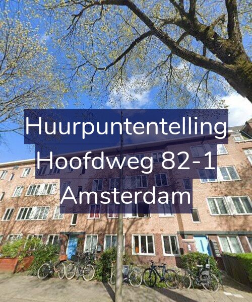 Foto gevel Huurpuntentelling voor Hoofdweg 82-1, Amsterdam