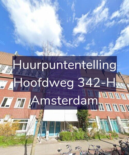 Foto gevel Huurpuntentelling voor Hoofdweg 342-H, Amsterdam