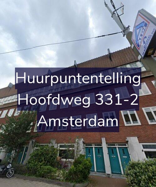 Foto gevel Huurpuntentelling voor Hoofdweg 331-2, Amsterdam