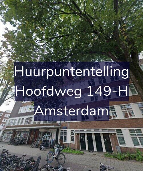 Foto gevel Huurpuntentelling voor Hoofdweg 149-H, Amsterdam