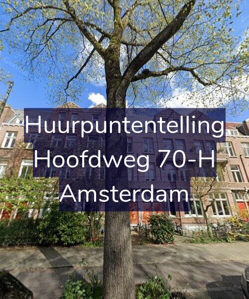 Foto gevel Huurpuntentelling voor Hoofdweg 70-H, Amsterdam