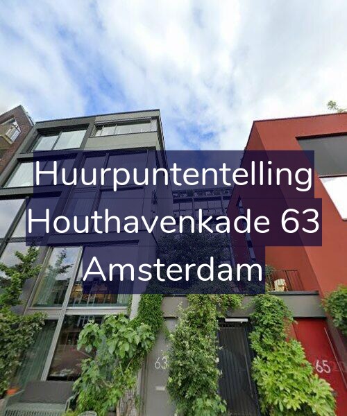 Foto gevel Huurpuntentelling voor Houthavenkade 63, Amsterdam