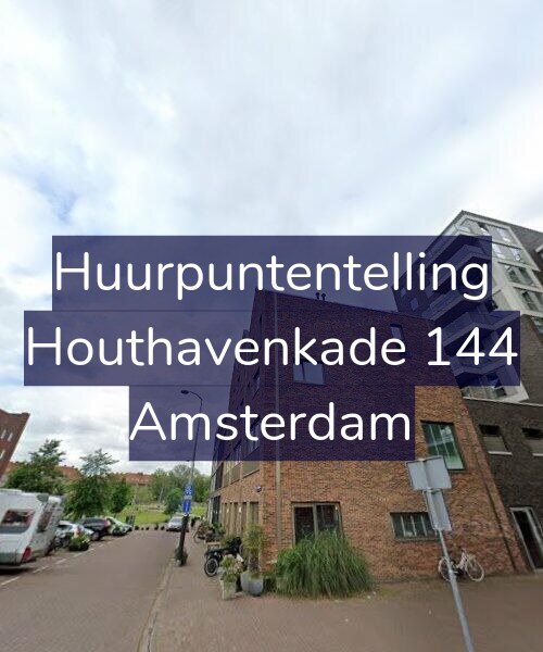 Foto gevel Huurpuntentelling voor Houthavenkade 144, Amsterdam