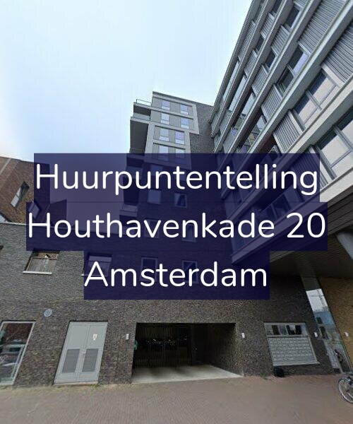 Foto gevel Huurpuntentelling voor Houthavenkade 20, Amsterdam