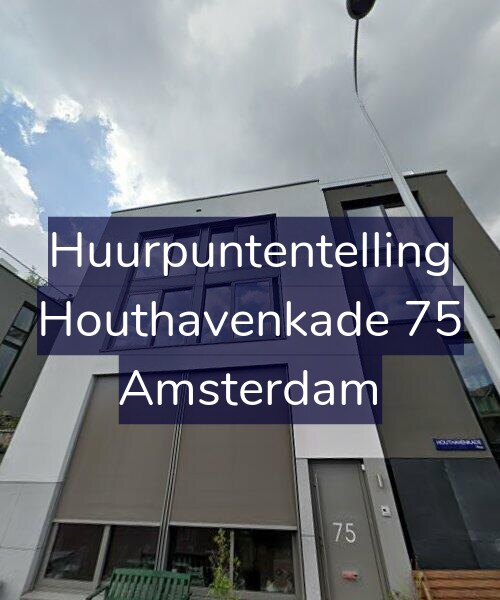 Foto gevel Huurpuntentelling voor Houthavenkade 75, Amsterdam