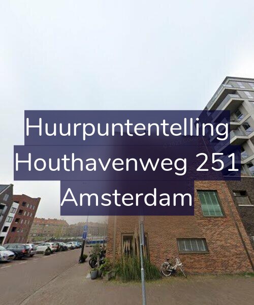 Foto gevel Huurpuntentelling voor Houthavenweg 251, Amsterdam