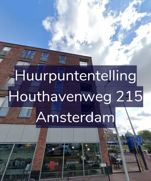 Foto gevel Huurpuntentelling voor Houthavenweg 215, Amsterdam